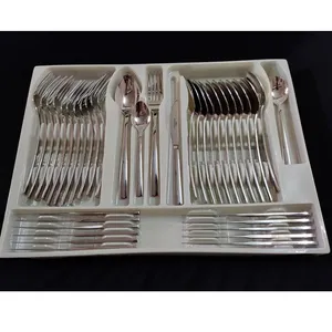 سرویس قاشق و چنگال 130 پارچه تلیپ مدل shikago