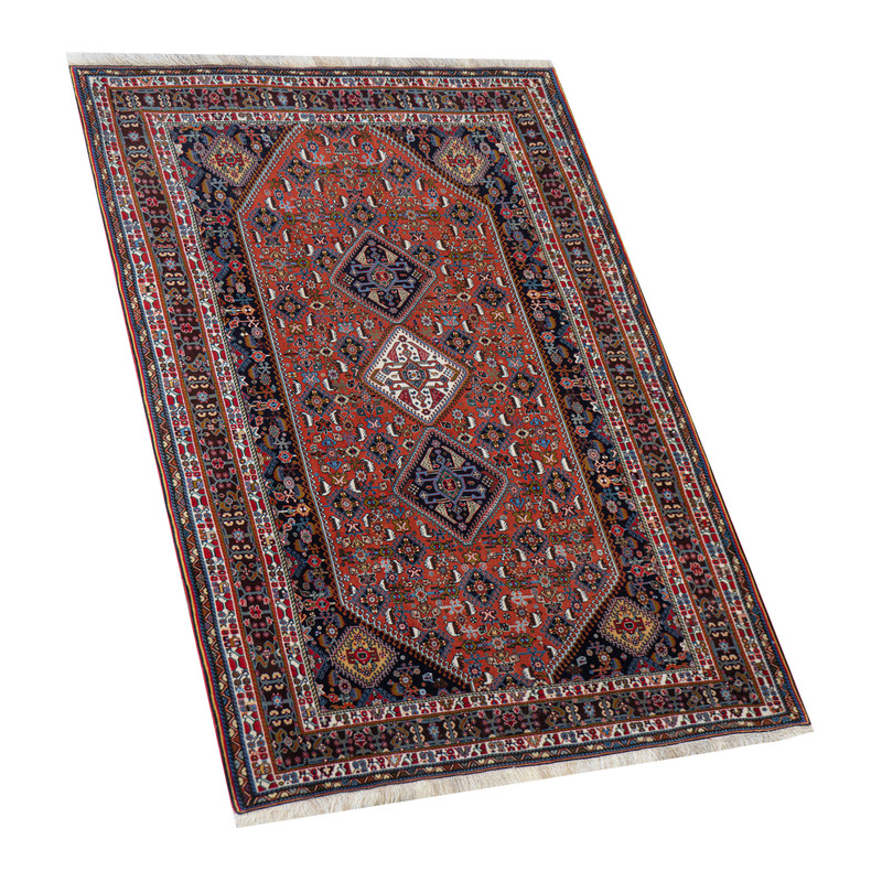 فرش دستبافت شش متری مدل ایلیاتی