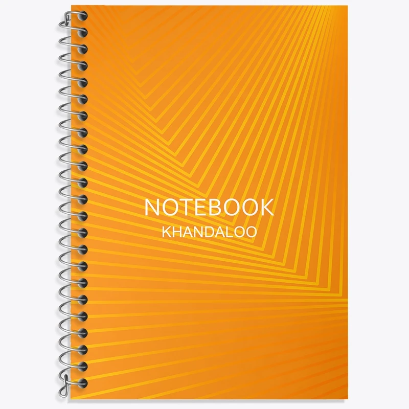 دفتر زبان 50 برگ خندالو مدل دو خط طرح کلاسیک کد N273