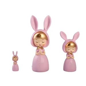 مجسمه کولاک مدل دختر خرگوشی بسته 3 عددی