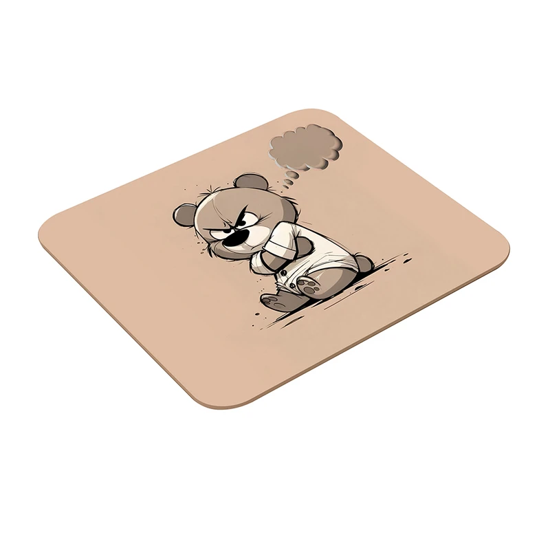ماوس پد طرح خرس عصبانی مدل فانتزی کد 01