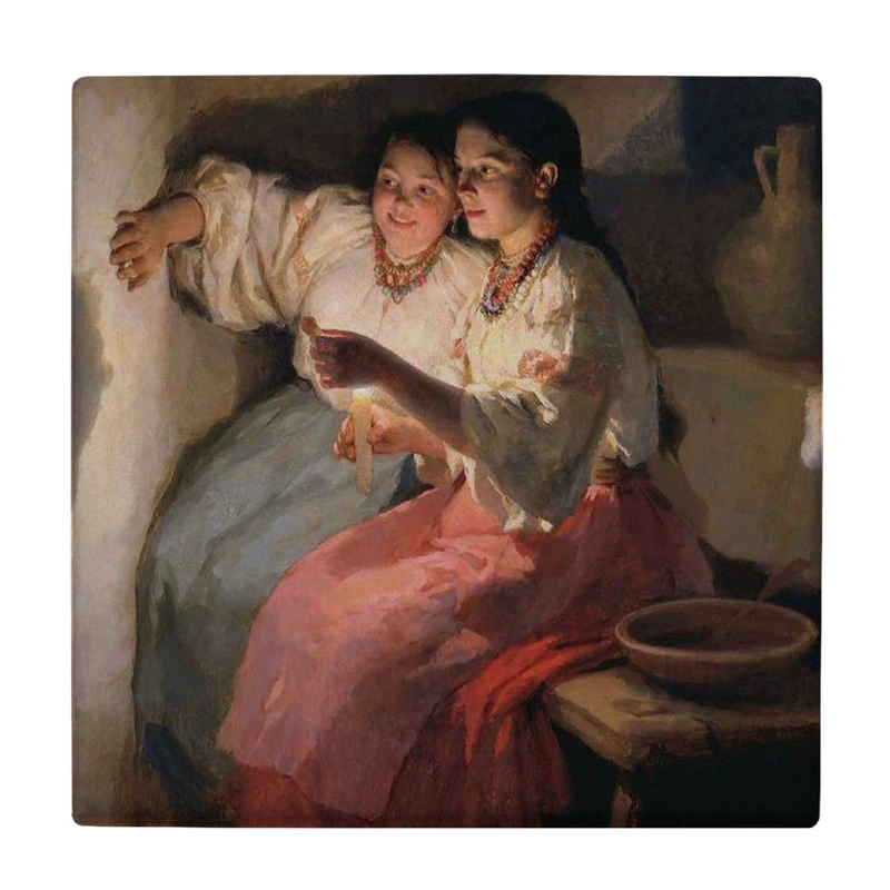 زیر لیوانی طرح نقاشی کلاسیک کد    3182291_316