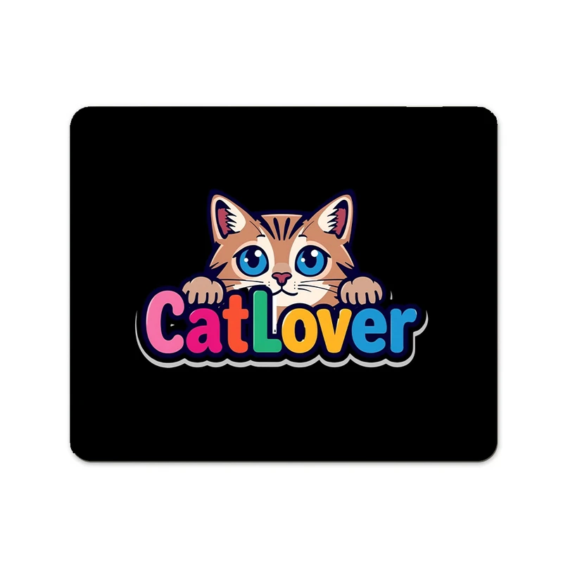 ماوس پد پاد آفرین مدل عاشق گربه ها کد P852 سایز 19*24 سانتی متر