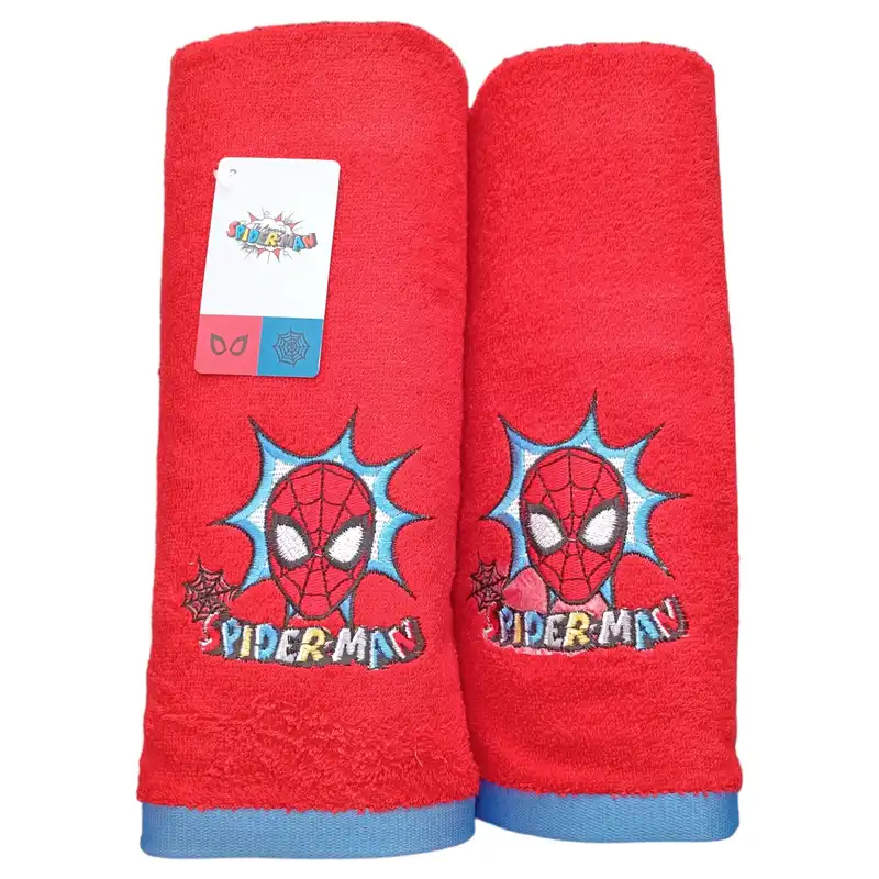 سرویس حوله 2 تکه ازدیلک مدل Spiderman Red
