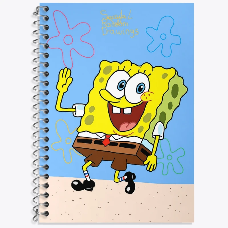 دفتر لغت 50 برگ خندالو طرح باب اسفنجی کد N1477