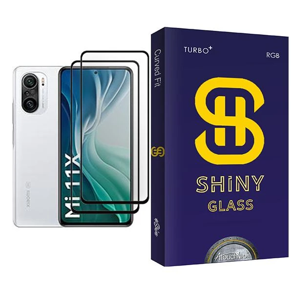 محافظ صفحه نمایش آتوچبو مدل Shiny Glass MIX002 مناسب برای گوشی موبایل شیائومی Mi 11X بسته دو عددی