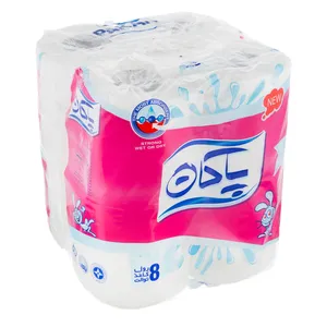دستمال توالت پاکان مدل خرگوش بسته 8 عددی