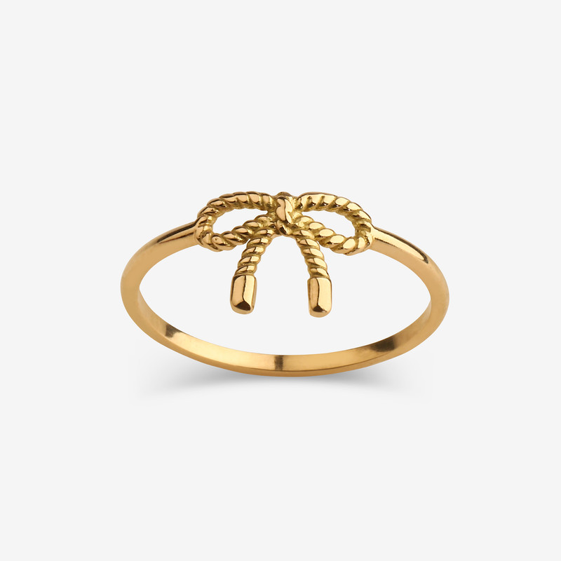 انگشتر طلا 18 عیار زنانه میو گلد مدل DG-R103 سایز 53