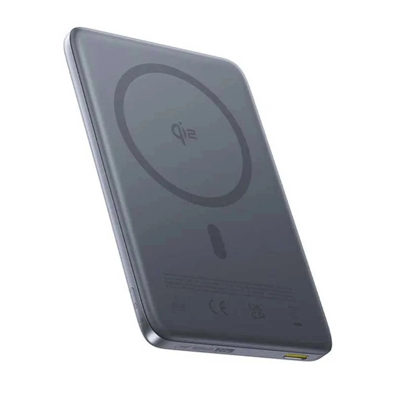 پاوربانک 27 وات بیسوس مدل PicoGo Ultra-Slim Qi2 ظرفیت 10000 میلی‌آمپرساعت