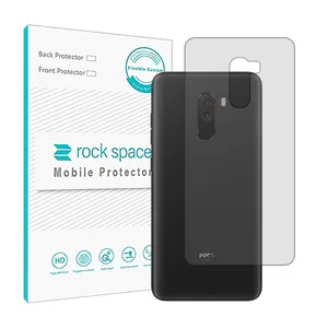 Transparent Rockspace HyGEL phone back protector suitable for Xiaomi Poco Phone F1