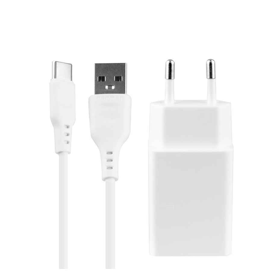 شارژر دیواری دنمن مدل DC-01T به همراه کابل تبدیل USB-c