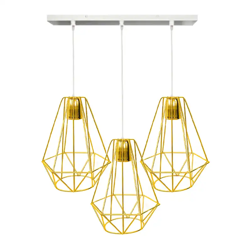 چراغ آویز سه شعله مدل الماس کد yh48/3