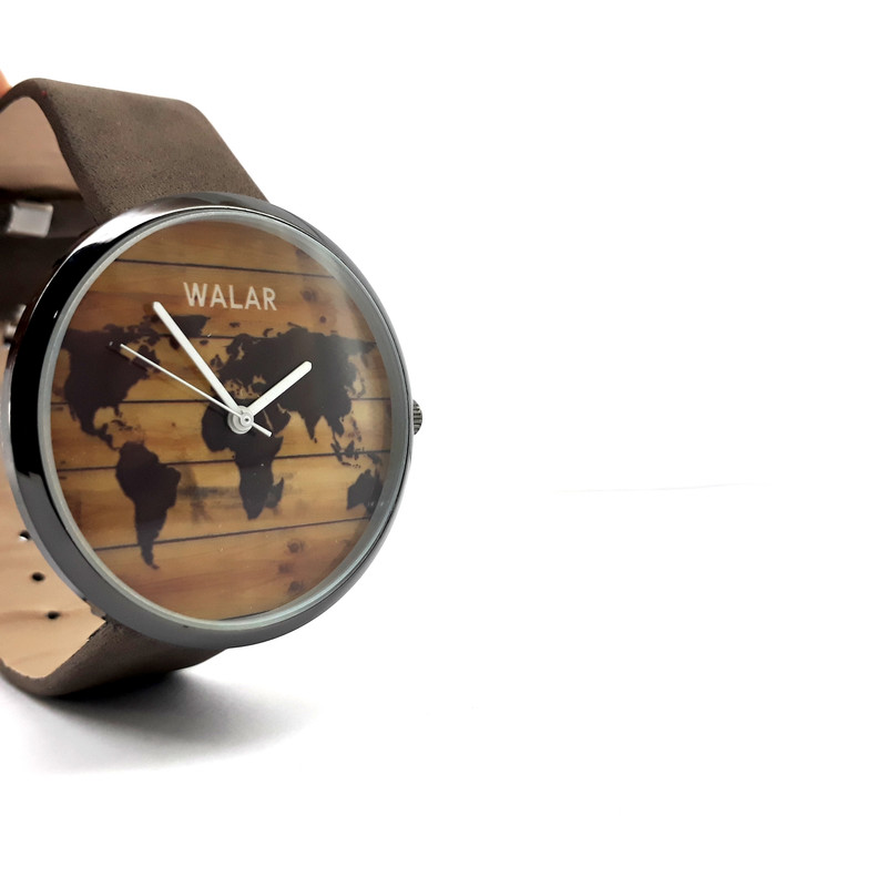 ساعت مچی عقربه‌ای مردانه والار مدل اطلس جهانی کد 1414