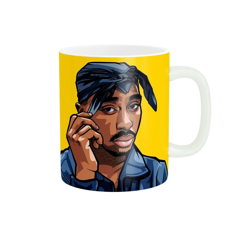 ماگ پاد آفرین طرح توپاک خواننده رپ کد 923