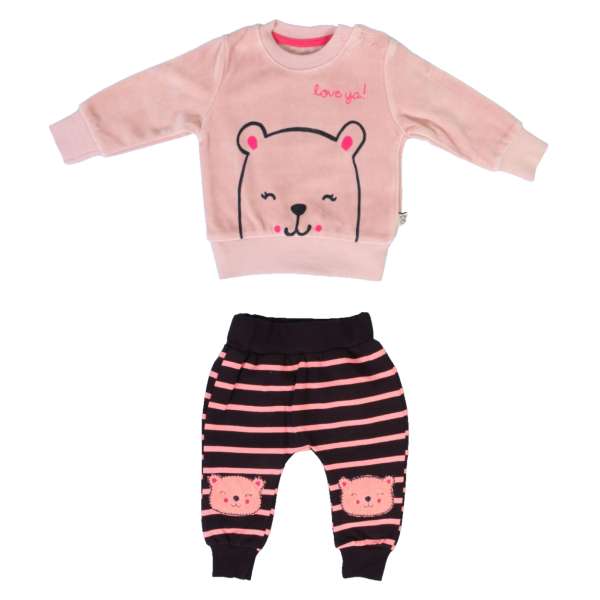 ست سویشرت و شلوار نوزادی مدل cag431