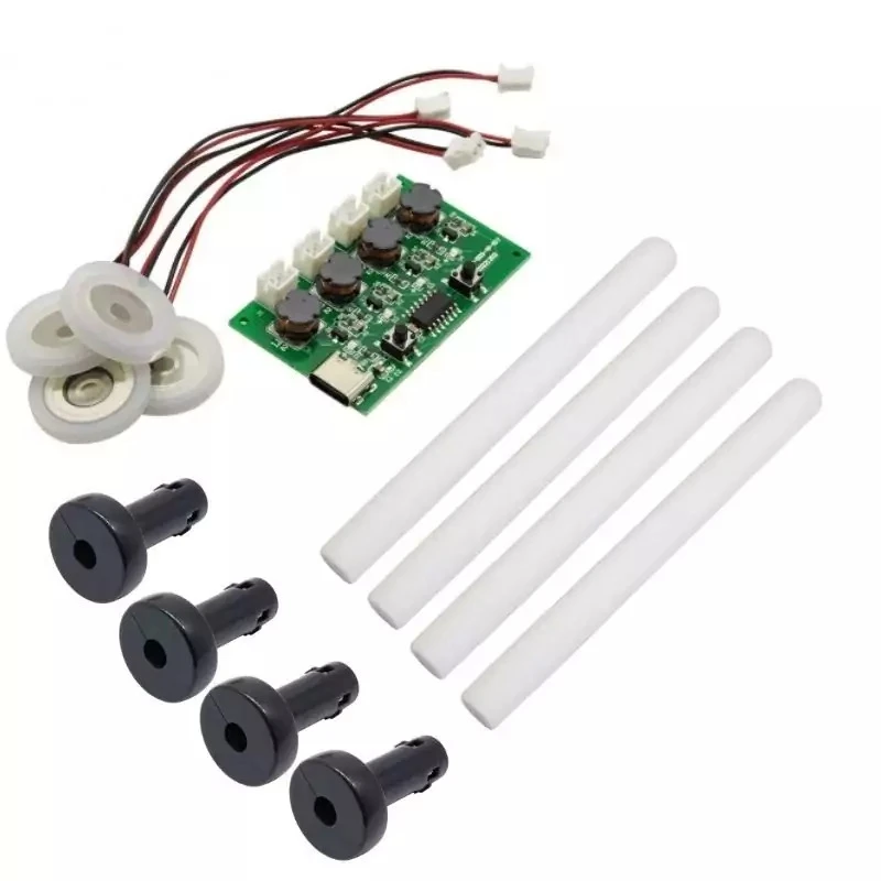 پیزو الکتریک بخار سرد مدل 4channel به همراه پیزو و هولدر و اسفنج بسته 4 عددی