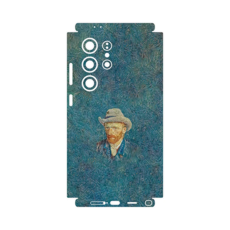 برچسب پوششی ماهوت مدل Self portrait with a gray felt hat-FullSkin مناسب برای گوشی موبایل سامسونگ Galaxy S24 Ultra