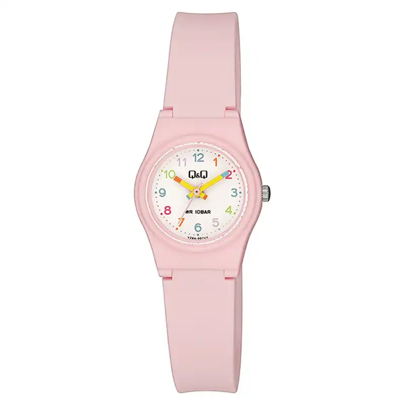 ساعت مچی عقربه ای دخترانه کیو اند کیو مدل V28A-007VY