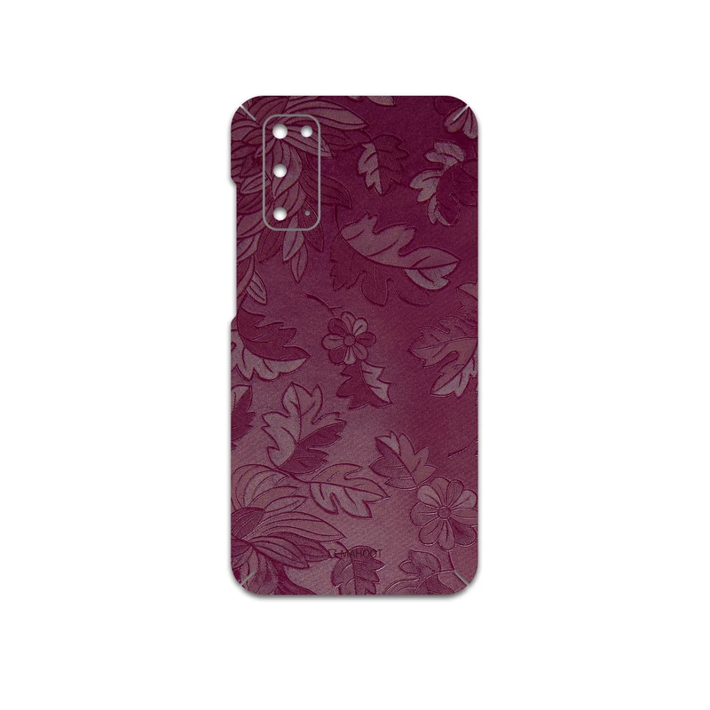 برچسب پوششی ماهوت مدل Red-Wildflower مناسب برای گوشی موبایل سامسونگ Galaxy S20