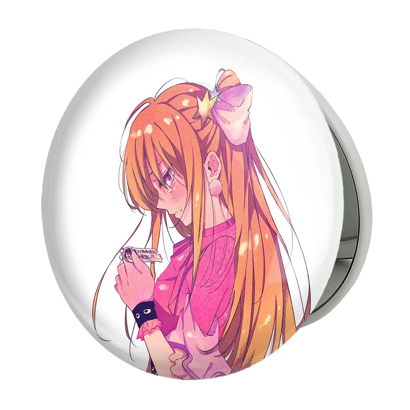 آینه جیبی خندالو طرح روبی انیمه اوشی نو کو مدل تاشو کد 31215