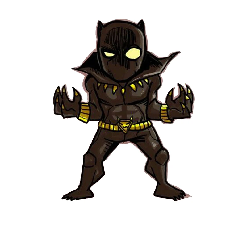 استیکر لپ تاپ و موبایل مدل سریال طرح پلنگ سیاه اونجرز مارول Black Panther Avengers Marvel کد 4737