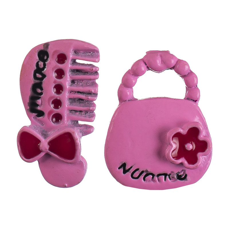 گوشواره دخترانه مدل صندل و کیف مجموعه 2 عددی گوشواره دخترانه مدل صندل و کیف مجموعه 2 عددی