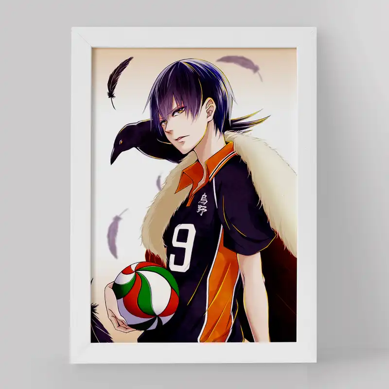 تابلو خندالو مدل کاگیاما توبیو انیمه هایکیو Haikyu کد 17744