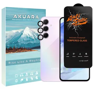 Akuara Antistatic-ring Screen Protector For Samsung Galaxy A35 with lens protector