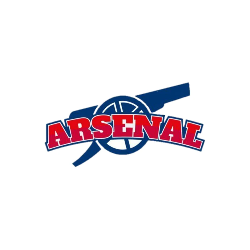 استیکر پارچه و لباس پاد آفرین مدل فوتبالی آرسنال کد 4188