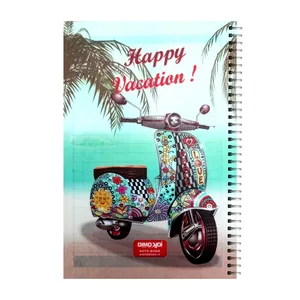 دفتر مشق 100 برگ امید طرح موتور