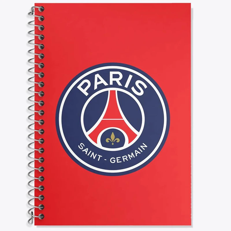 دفتر زبان 50 برگ خندالو مدل سه خط طرح باشگاه پاری سن ژرمن کد 26870