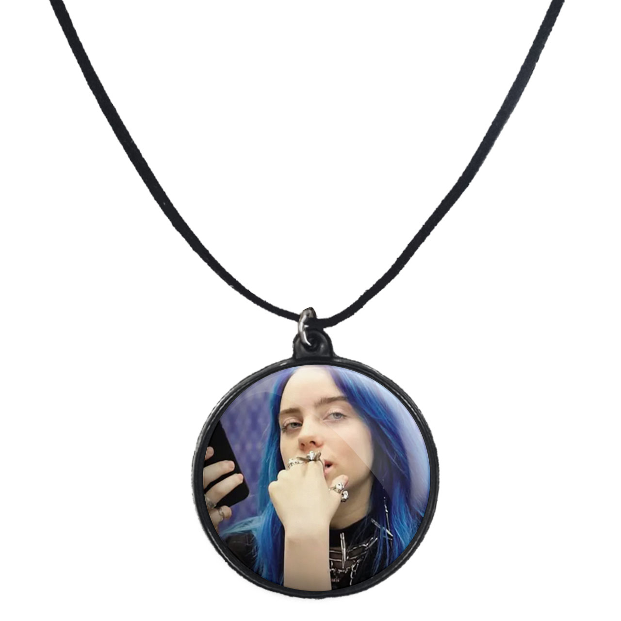 گردنبند پرمانه طرح بیلی آیلیش کد pmb.20033 مدل دو طرفه