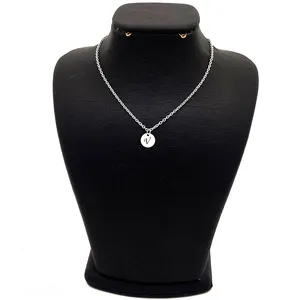 گردنبند نقره زنانه دلی جم مدل دایره V