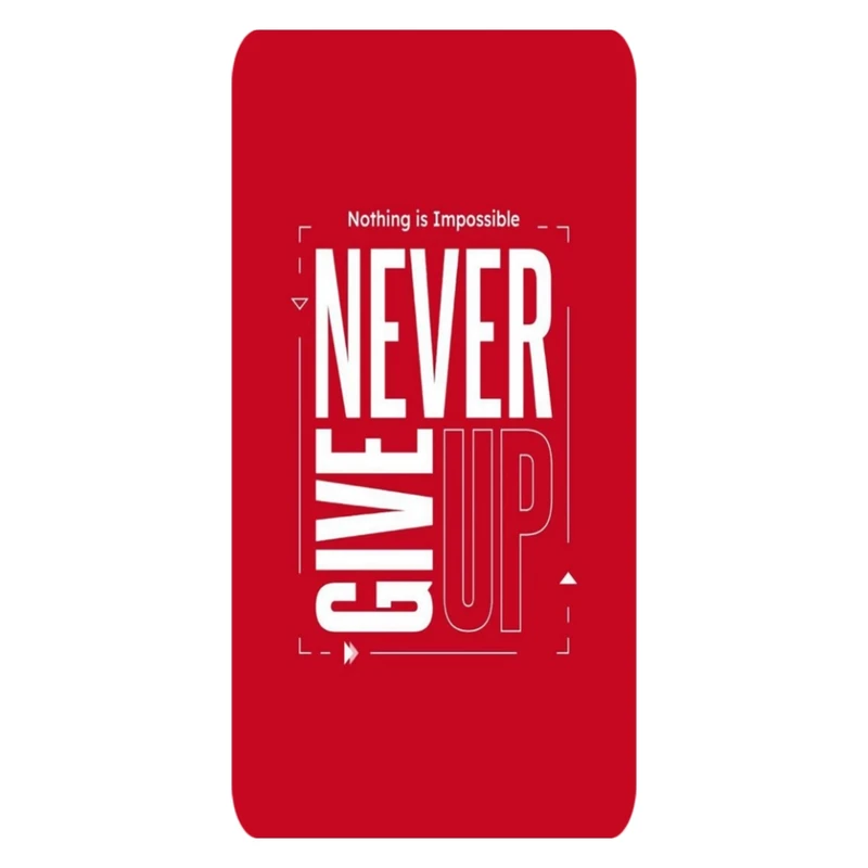 حوله ورزشی مدل Never give up