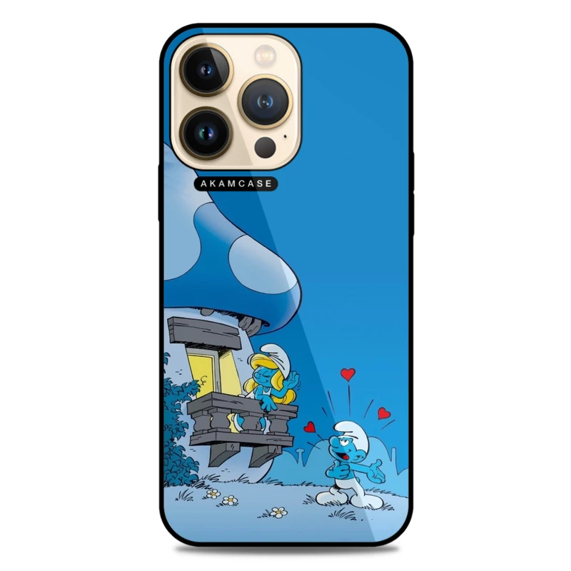 کاور آکام مدل AMC-WA13PRO-SMURFS-4 مناسب برای گوشی موبایل اپل iPhone 13 Pro