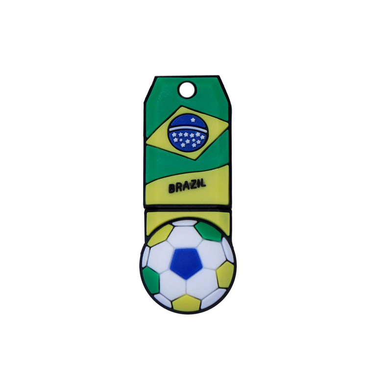 فلش مموری دایا دیتا طرح Brazil Flag مدل PS1010 ظرفیت 32 گیگابایت