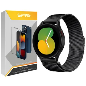 sprig Milanese strap suitable For Samsung Galaxy Watch 4 40mm / watch 4 42mm / watch 4 44mm / watch 4 46mm / Galaxy Watch 5 40mm / Watch 5 44mm / Watch 5 pro 45mm