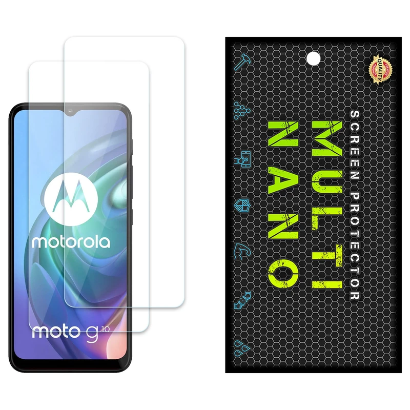 محافظ صفحه نمایش مولتی نانو مدل X-S2N مناسب برای گوشی موبایل موتورولا Moto G10 بسته دو عددی