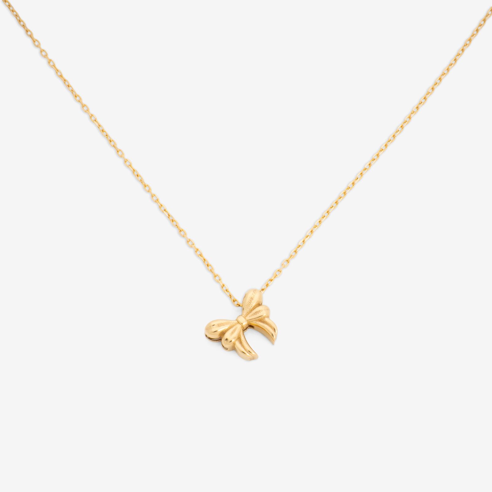 گردنبند طلا 18 عیار زنانه با زنجیر حلقه‌ای (فلامینگو) گلدم مدل PE147018 -  - 1