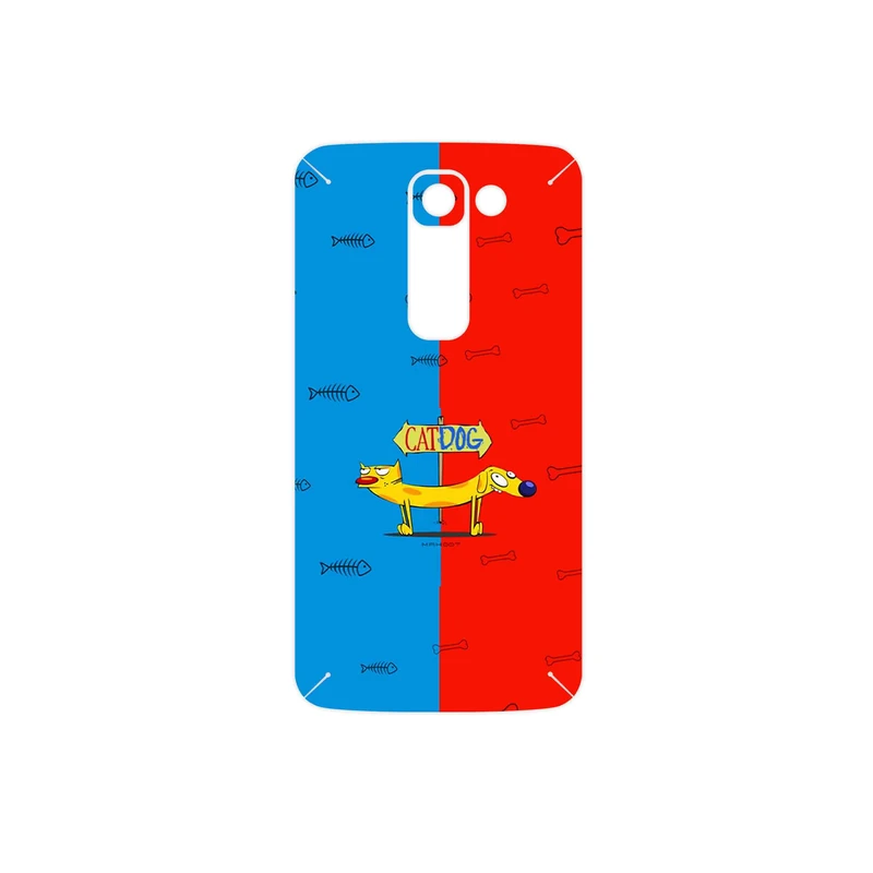برچسب پوششی ماهوت مدل CatDog مناسب برای گوشی موبایل ال جی G2 mini
