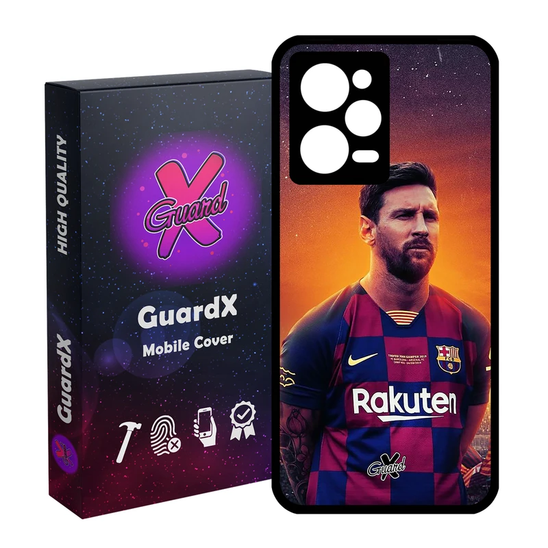کاور گارد ایکس طرح Messi مدل Glass10123 مناسب برای گوشی موبایل شیائومی Redmi Note 12 Pro 5G/Poco X5 Pro 5G/Note 12 Pro Pro speed