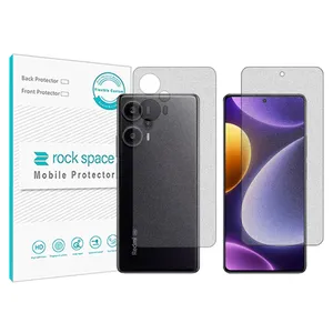 Matte screen protector Rockspace HyMTT model suitable for Xiaomi Redmi Note 12 Pro Turbo mobile phone with back protector