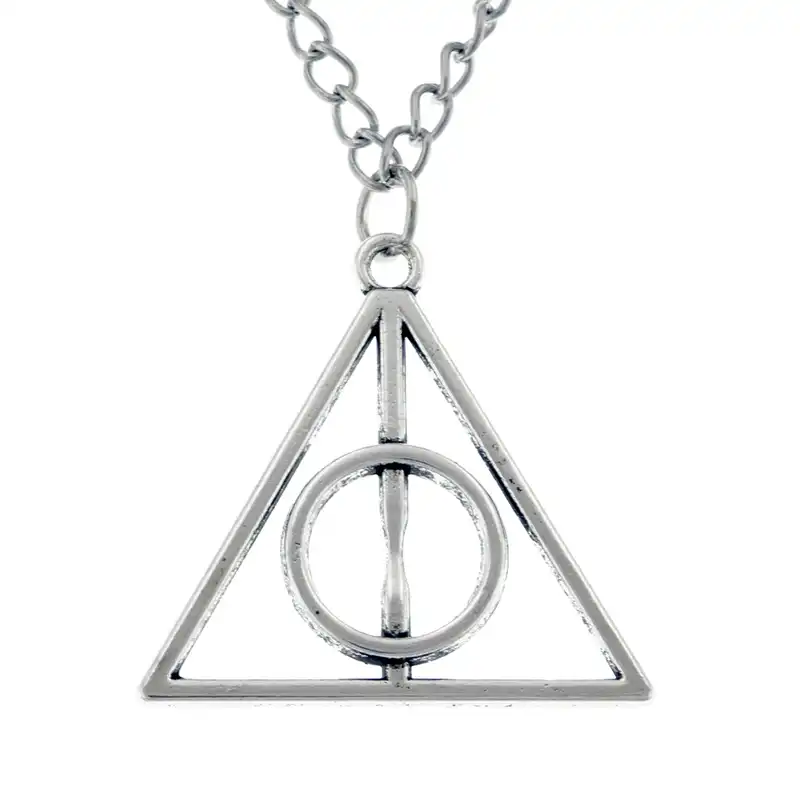گردنبند برانت طرح یادگاران مرگ هری پاتر حلقه ثابت
