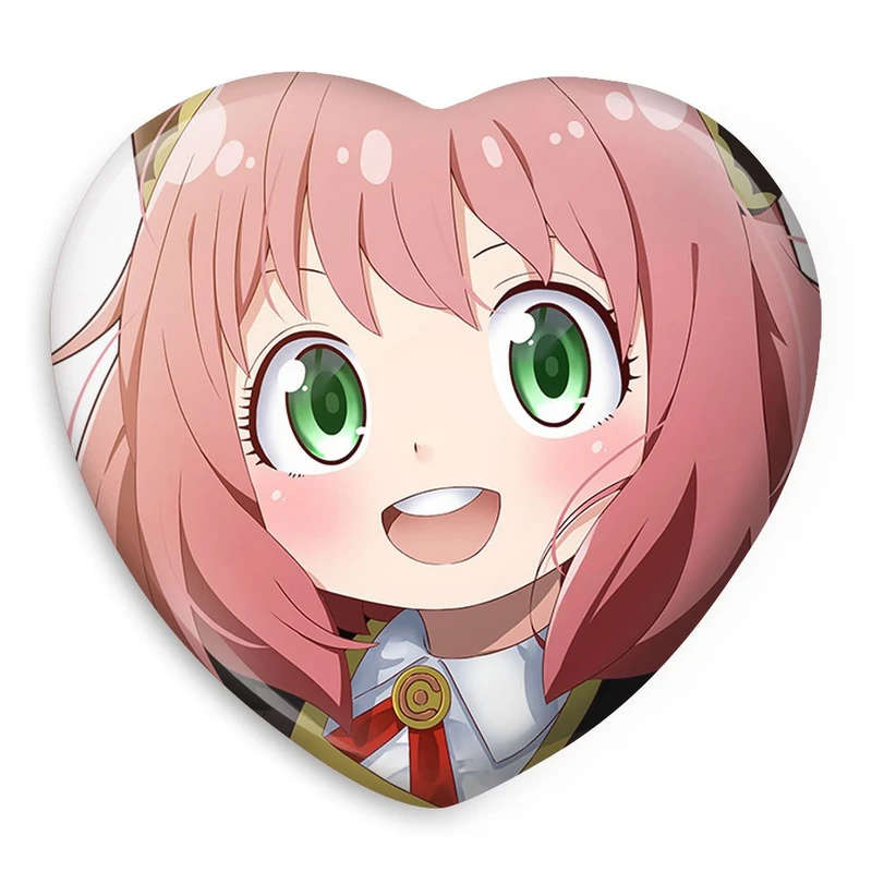 پیکسل خندالو طرح انیا فورجر انیمه اسپای ایکس فمیلی Spy x Family مدل قلبی کد 17712