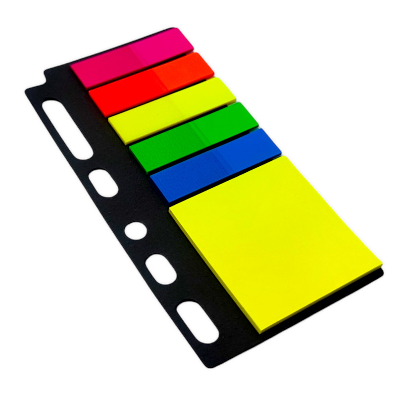 کاغذ چسب دار اینفو مدل دیوایدر فلورسنت کد 388 بسته 6 عددی