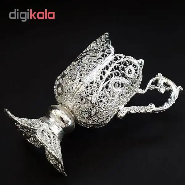 سرویس قهوه خوری 6 پارچه ملیله کاری کد 01