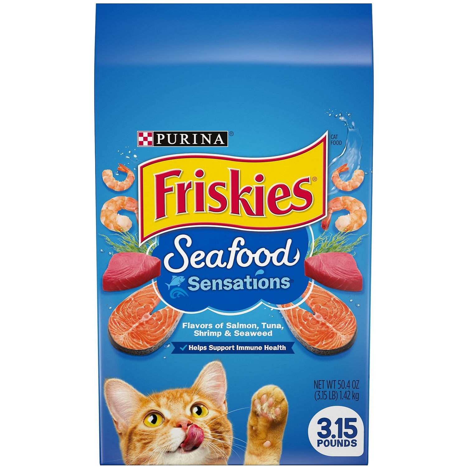 نقد و بررسی غذای خشک گربه فریسکیز مدل seafood وزن 1420 گرم توسط خریداران