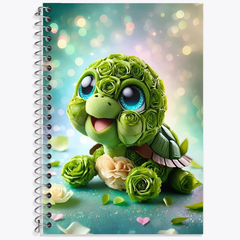 دفتر نت موسیقی 50 برگ خندالو طرح لاکپشت بانمک کد F7520