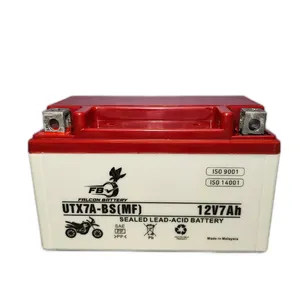 باتری موتورسیکلت فالکون مدل 12 ولت 7‌ آمپر پهن UTX7A-BS 