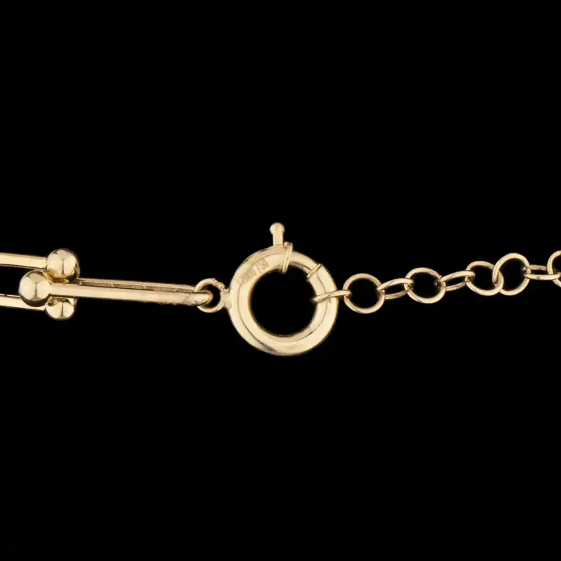 گردنبند طلا 18 عیار زنانه تاج مدل 1159